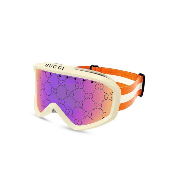 Gucci Guccissima Mirrored Mask Injection Ski Goggles $1100